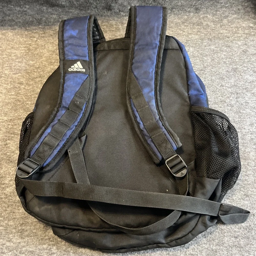 Adidas Blue Camo backpack Three Compartments Plus Sunglass‎ Pocket Great Shape